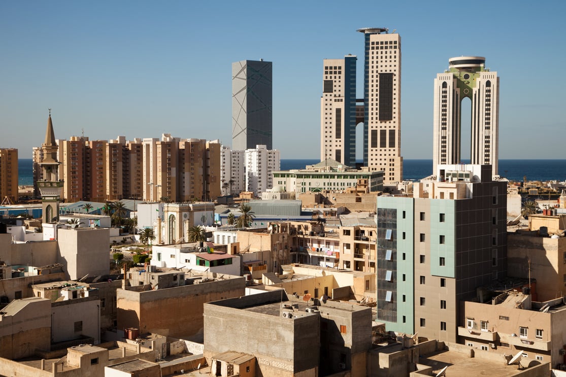 Tripoli skyline, Libya